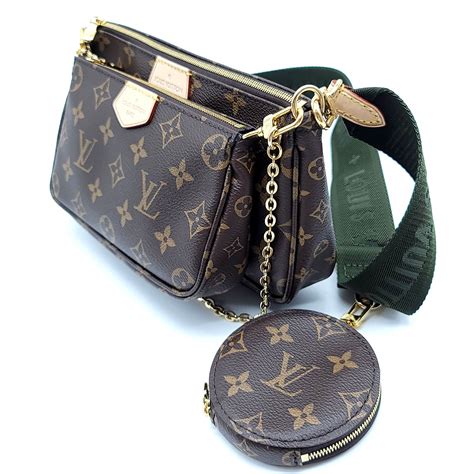 louis vuitton multi pochette accessoires monogram khaki retail price